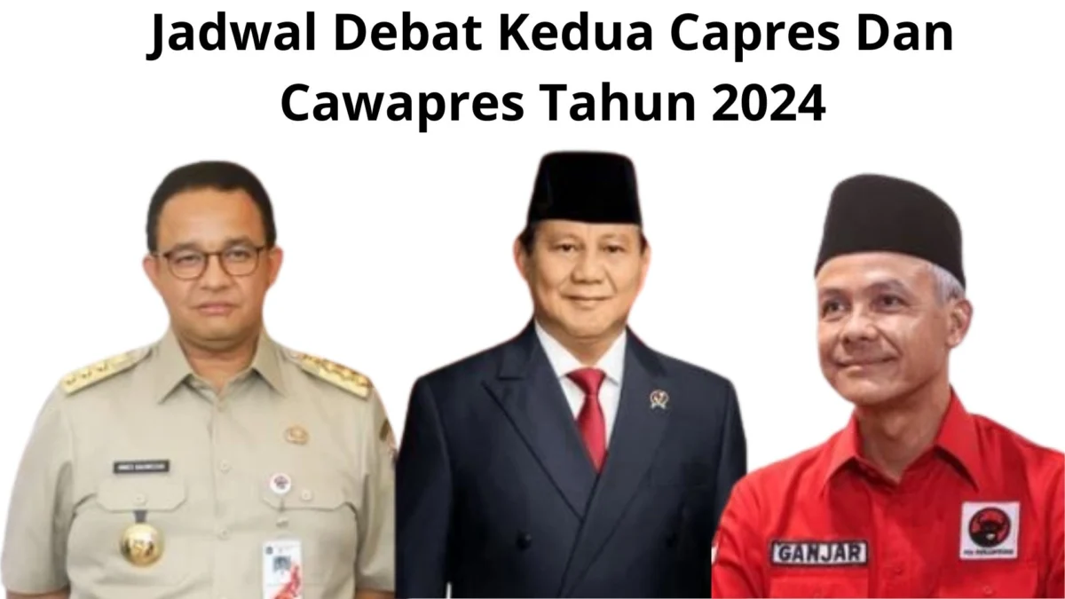 Jadwal Debat Kedua Para Capres Dan Cawapres Tahun 2024 Beserta Tema-Temanya