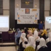 Anak-anak Muda Pelajar Garut Saat Mengikuti Training ESQ Dalam Rangka Milad Ke-54 Radio Reks FM Garut, di Hotel Harmoni, Jalan Cipanas Baru, Kecamatan Tarogong Kaler, Kabupaten Garut. Selasa 12 Desember 2023.