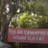 Geger Warga Medsos, Spanduk Tolak Cawapres Asam Sulfat Viral!