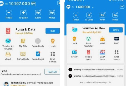 Login Pertama Kali Dapat Saldo DANA Gratis dari Aplikasi Ini