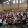 DPC PDI Perjuangan Kabupaten Garut menggelar workshop untuk memaksimalkan peran perempuan sebagai juru kampanye. Workshop ini digelar di GOR SGIP Desa Cibunar, Kecamatan Cibatu, Kabupaten Garut, Jumat 19 Januari 2024.