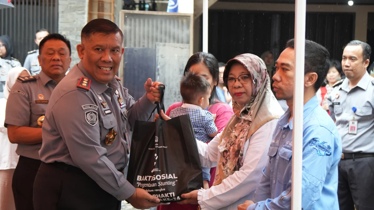 Kanwil Kemenkumham Jabar gelar Bakti Sosial Pengentasan Stunting di Bandung