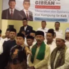 Kyai Bekasi Deklarasikan Prabowo Gibran