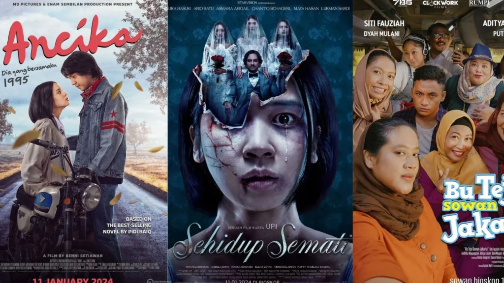 4 Film Indonesia Yang akan Tayang di Bioskop Pada Bulan Januari 2024