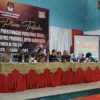 PPK Bayongbong melaksanakan rapat pleno terbuka rekapitulasi perolehan suara pemilu