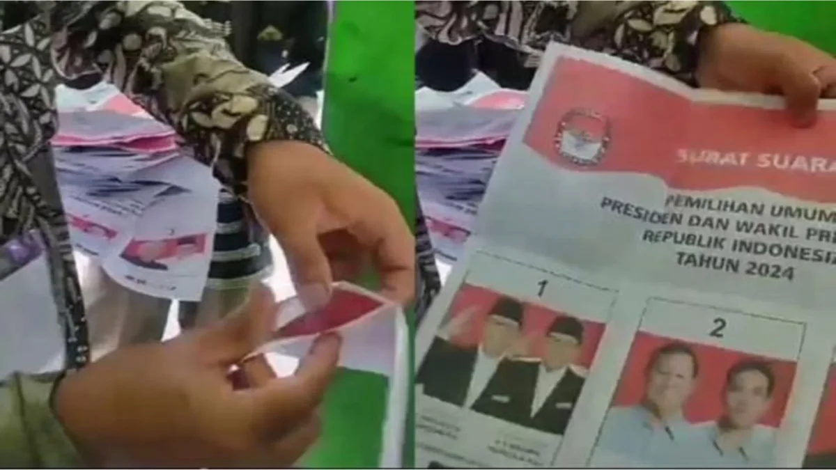 Viral! Bawaslu Garut Lagi-Lagi Temukan Surat Suara Yang Sudah Dicoblos