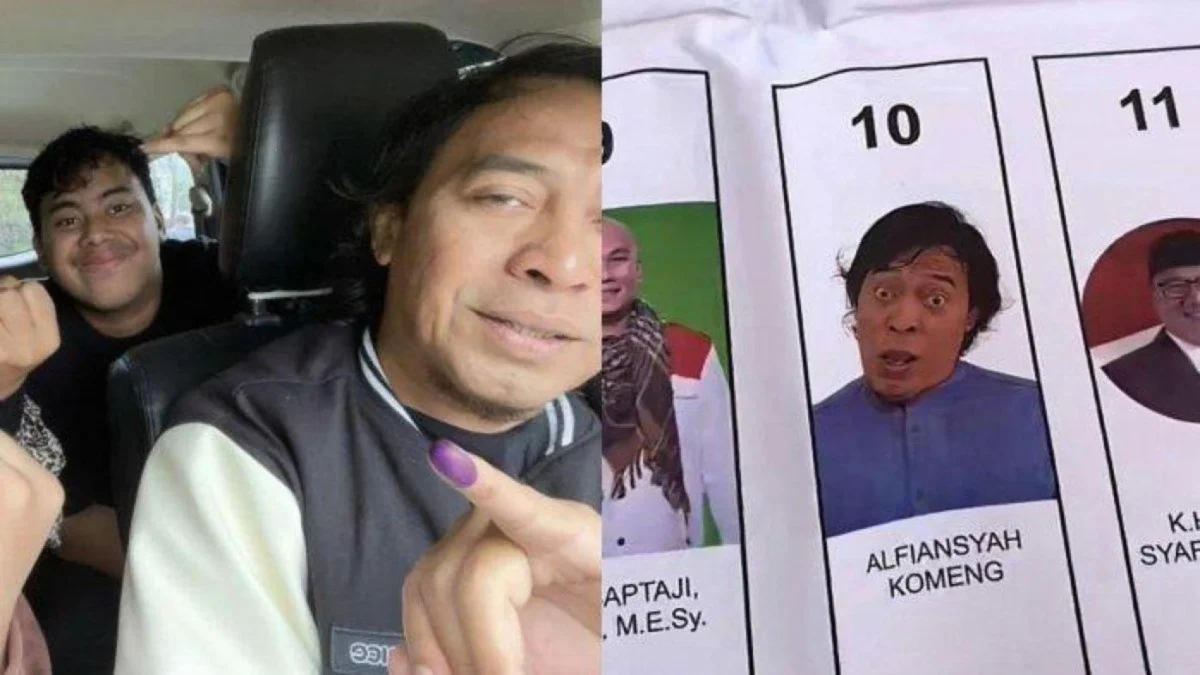 Komedian Hits Komeng Akhirnya Buka Suara Terkait Foto Uniknya di Surat Suara