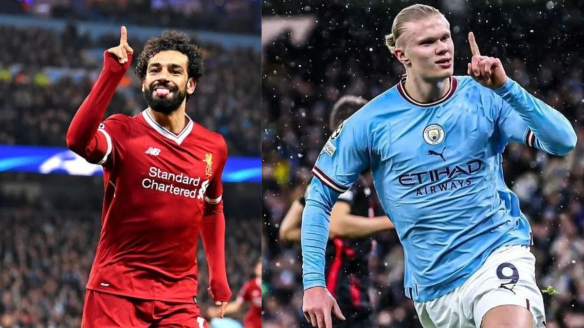 Top Skor Liga Inggris: Haaland Pertahankan Posisi Teratas, Salah Memanas di Posisi Kedua