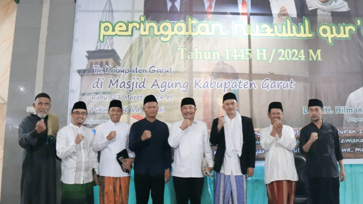 malam Nuzulul Quran di masjid Agung Garut