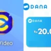 Cuan Gratis! Aplikasi CCVideo Dapat Saldo DANA Gratis Rp20.000 Langsung Cair