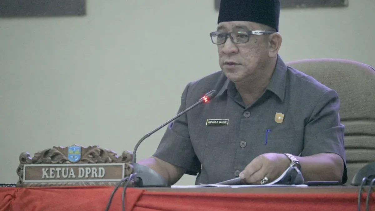 Ketua DPRD Kota Banjar Dadang R Kalyubi