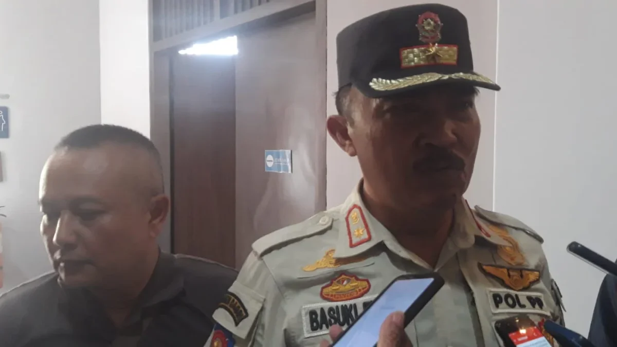 Kepala Satpol PP Kabupaten Garut, Usep Basuki Eko (Ale/Radar Garut)