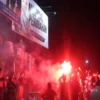 bobotoh Garut merayakan kemenangan Persib Bandung