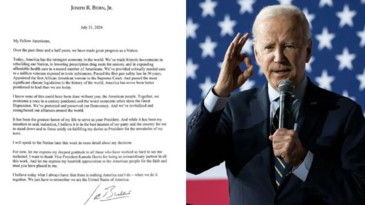 Mengundurkan Diri dari Pilpres AS, Joe Biden Ucapkan Terimakasih pada Warga Amerika