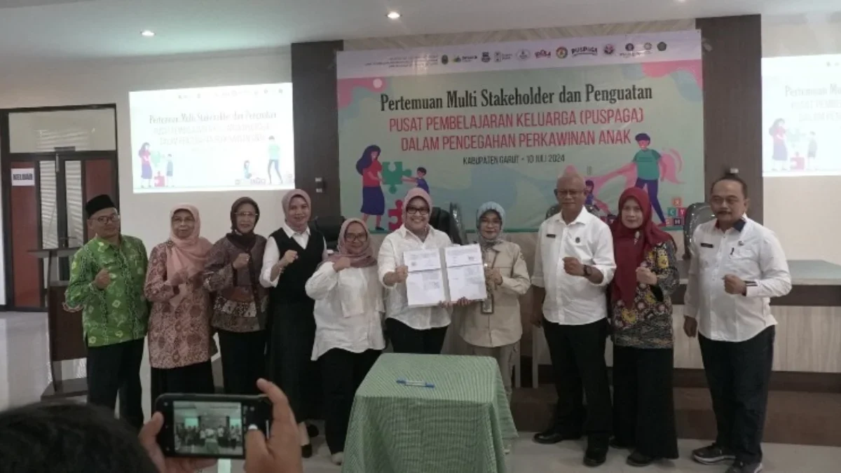 Sekertaris Daerah Kabupaten Garut Nurdin Yana menghadiri Kegiatan Pertemuan Multistakeholder dan Penguatan Pus