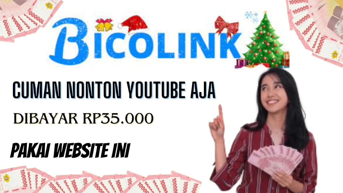 Trik Dapat Uang Gratis di Internet Raih Rp35.000, Cuman Nonton Video Aja di Bicolink!