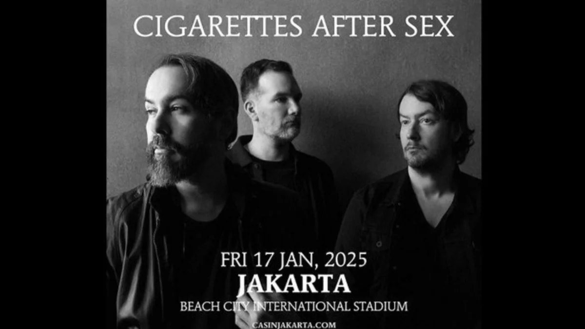 Konser Cigarettes After Sex di Jakarta 2025, Berikut Informasi Tiket dan Cara Belinya