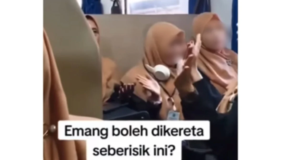 Rombongan Emak-Emak Viral dengan Aksi Bernyanyi di Kereta, Netizen Protes Gangguan Terhadap Penumpang Lain