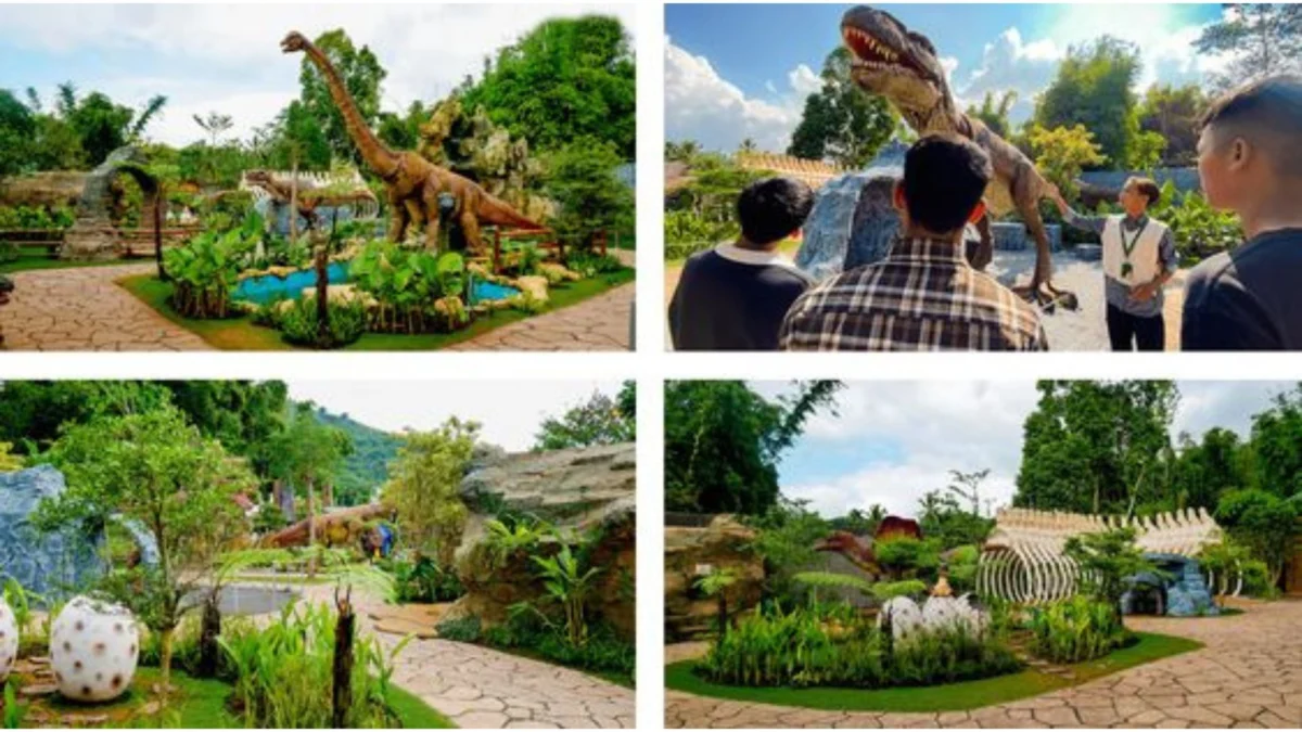 Nikmati Keseruan Dunia Dinosaurus di Garut Dinoland, Liburan Menyenangkan Bersama Keluarga