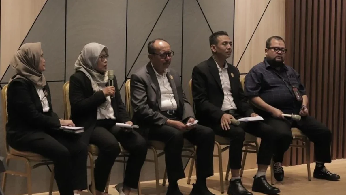 Lembaga Perlindungan Saksi dan Korban (LPSK) menggelar konferensi pers yang berlangsung di Jakarta, Senin 22 J