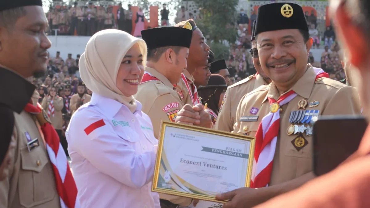 EcoNext Ventures tampil sebagai sponsor utama dalam acara Hari Pramuka ke-63 tahun 2024 Kabupaten Garut