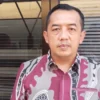 Yudi Nurcahyadi, ketua Organda Kabupaten Garut, saat dimintai keterangan di sela kegiatan pelantikan anggota D