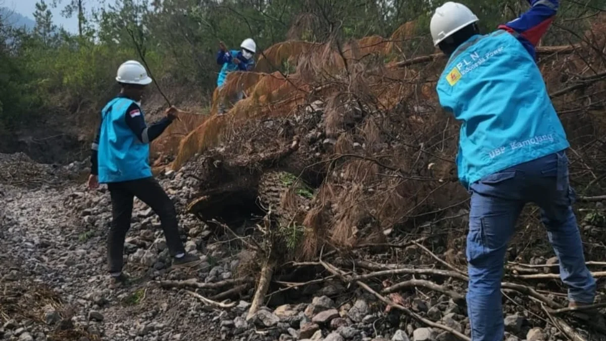 UBP Kamojang Bantu padamkan kebakaran di Gunung Guntur