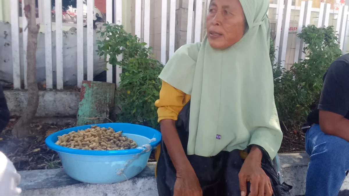 Eha Julaeha, pedagang kacang rebus keliling  ketiban rezeki nomplok saat kedatangan Dedi Mulyadi ke Garut, beb