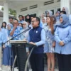 Bima Arya saat Konferensi Pers di kediamannya, Pendopo 6, Perumahan Baranangsiang Indah, Katulampa, Kota Bogor