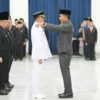 Penjabat Gubernur Jawa Barat Bey Machmudin melantik Kepala Dinas Perhubungan Provinsi Jabar A. Koswara