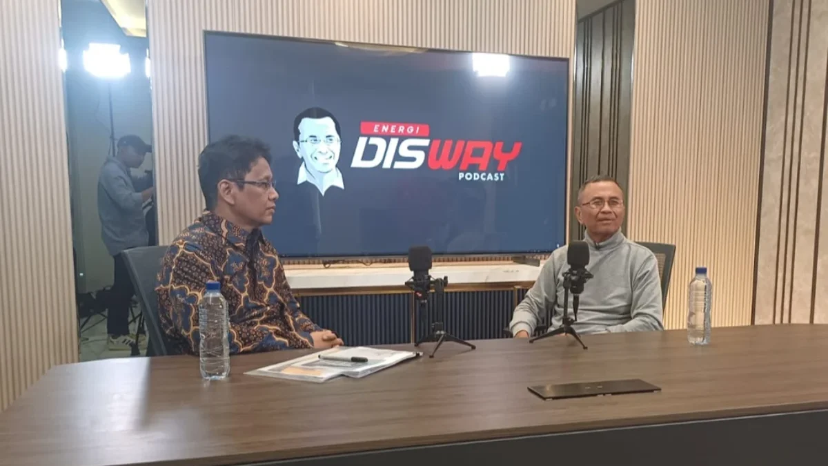 Ketua DK LPS, Purbaya Yudhi Sadewa membahas berbagai isu terkait stabilitas perbankan dengan CEO Harian Disway