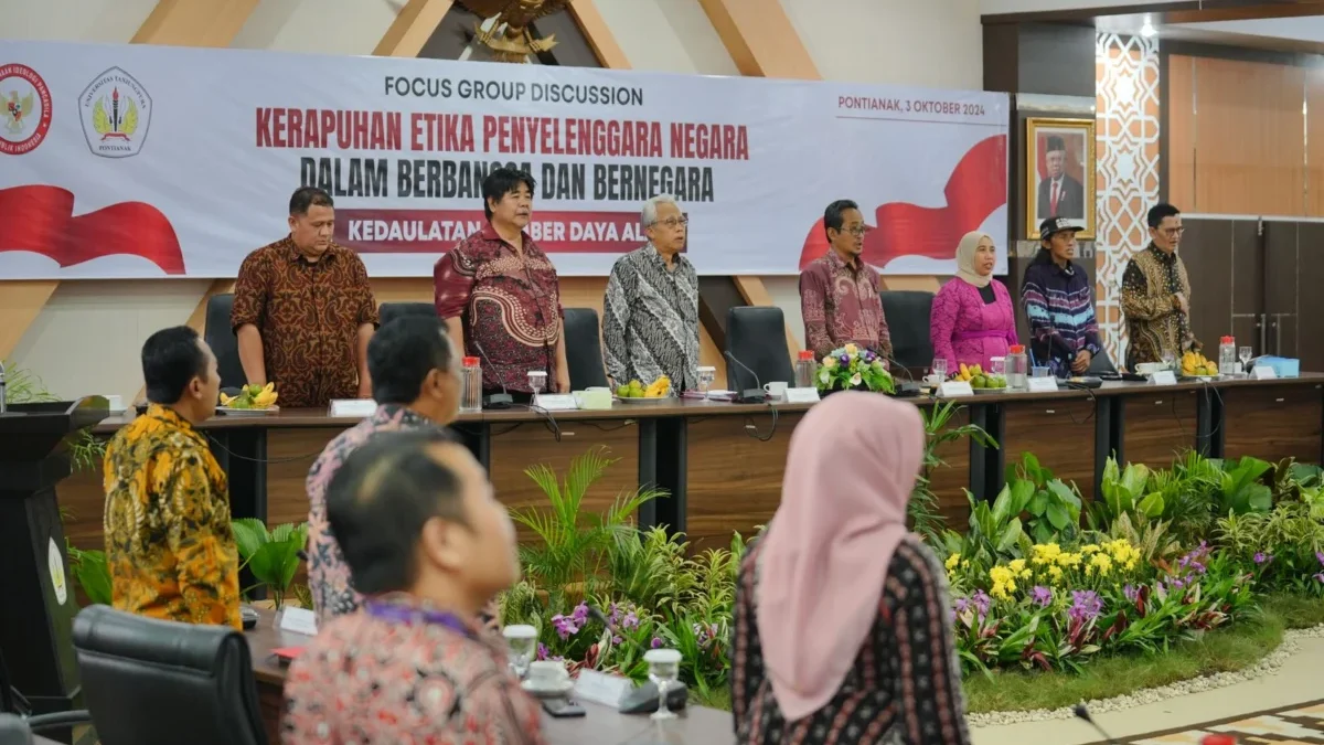 diskusi kelompok terpumpun (FGD) bertema Kerapuhan Etika Penyelenggara Negara dalam Berbangsa dan Bernegara: K