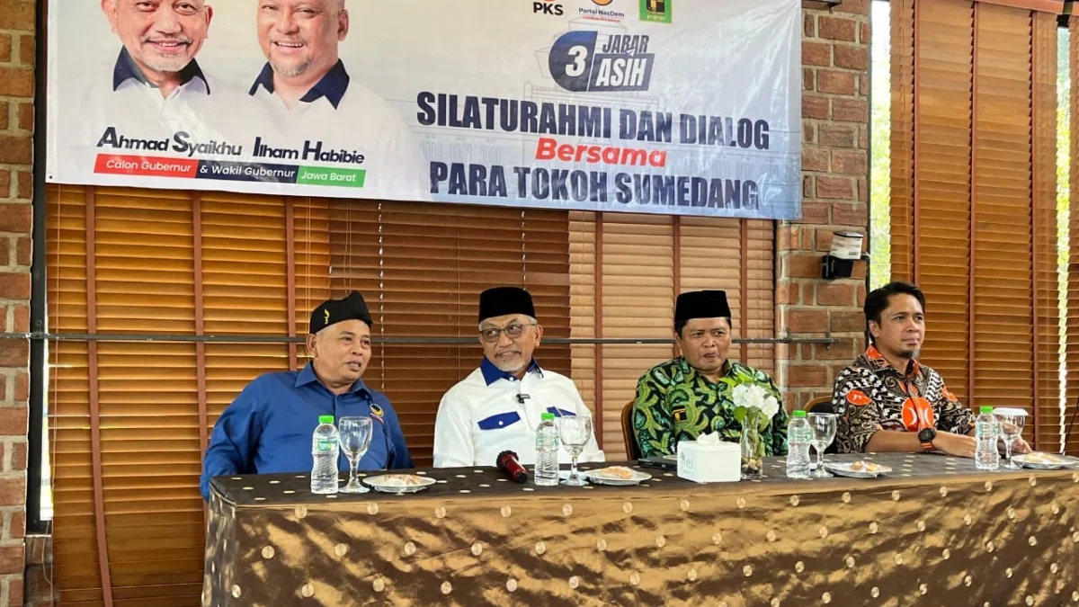 Ahmad Syaikhu bertemu masyarakat dan tokoh Sumedang di Spphire City Park