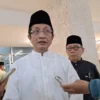 Menteri Agama RI, Nasaruddin Umar di Masjid Istiqlal, Jakarta, Jumat 1 November 2024.-Anisha Aprilia-