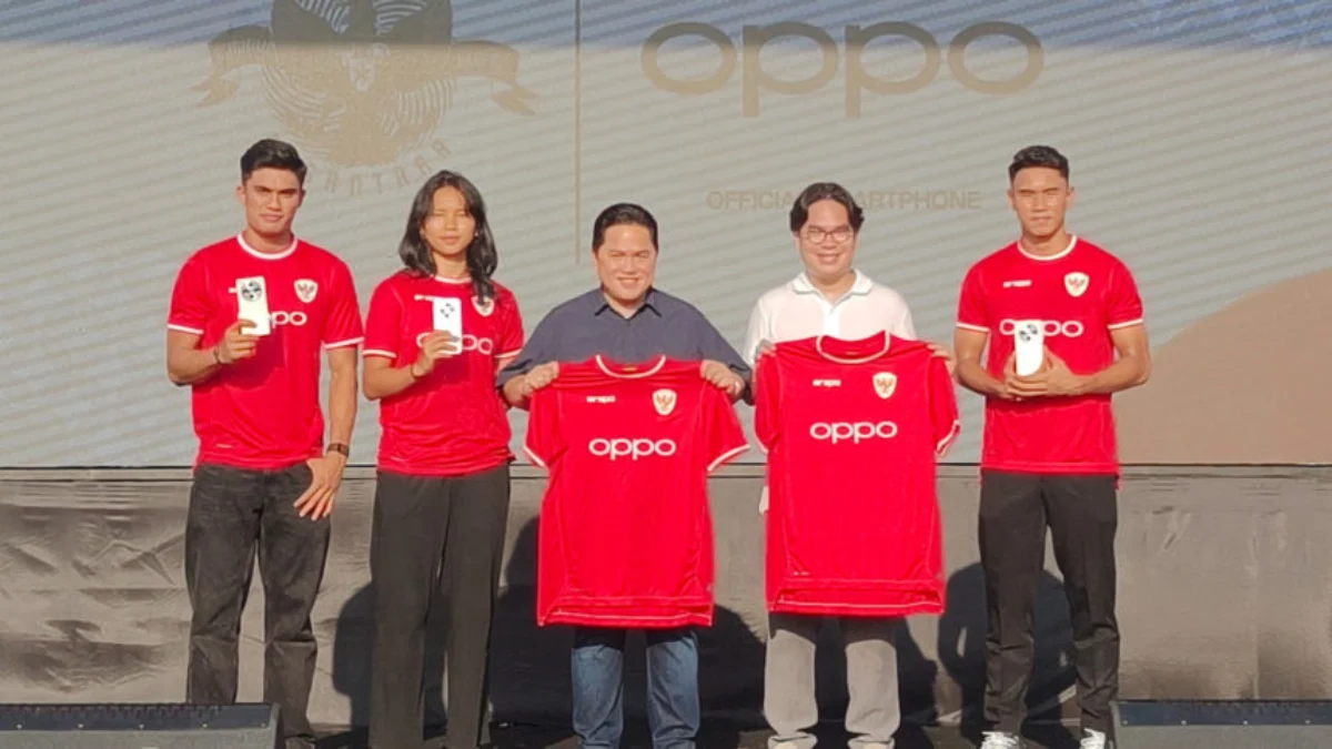 Oppo Resmi Menjadi Sponsor Timnas Indonesia