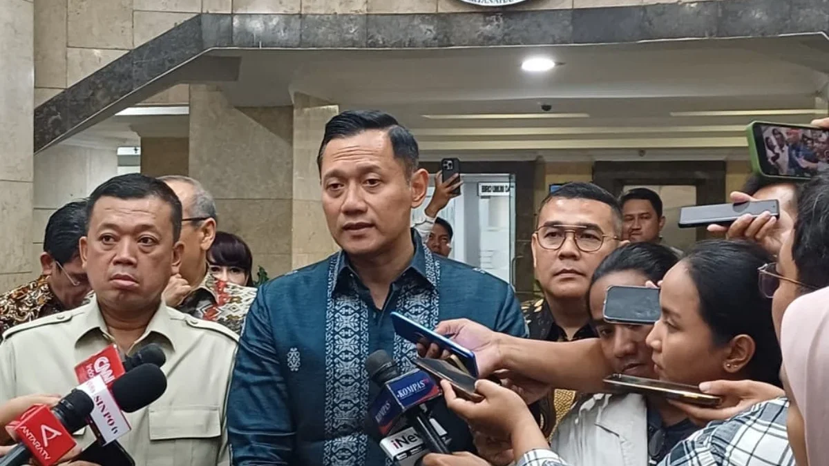 Menko Bidang Infrastruktur dan Pembangunan Kewilayahan, Agus Harimurti Yudhoyono kunjungi Kementerian ATR/BPN.