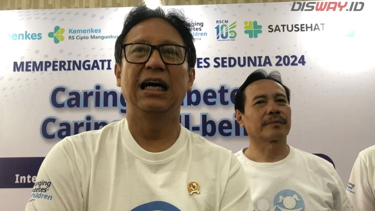 Menkes Budi Kaget Banyak Anak-anak di Indonesia Terkena Diabetes Tipe 1-Disway/Sabrina Hutajulu-