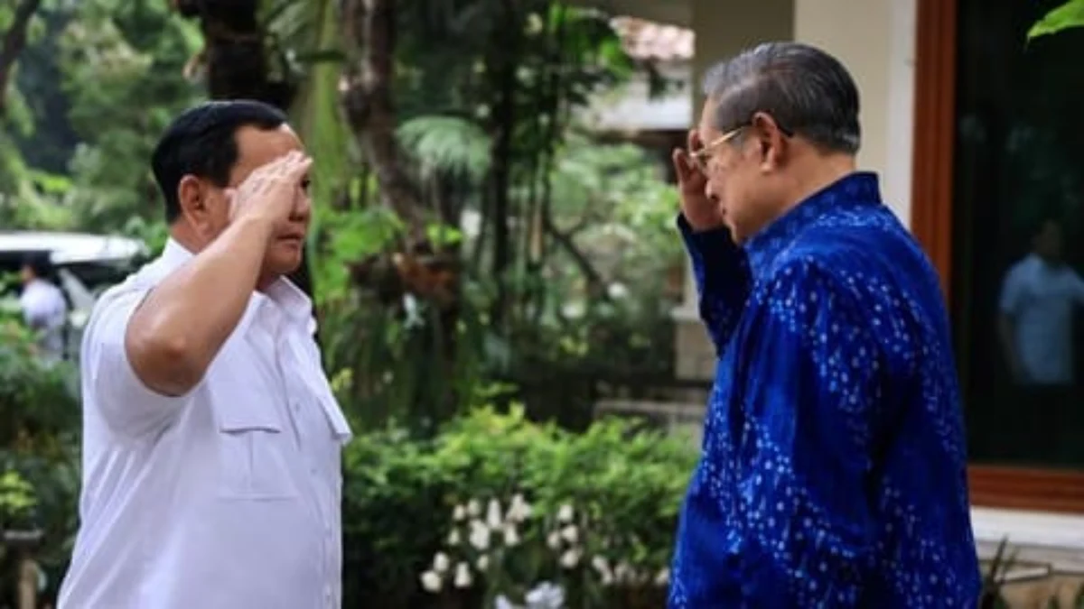 Presiden Prabowo Subianto dan Presiden Ke-6 RI Susilo Bambang Yudhoyono (SBY), melakukan pertemuan tertutup di