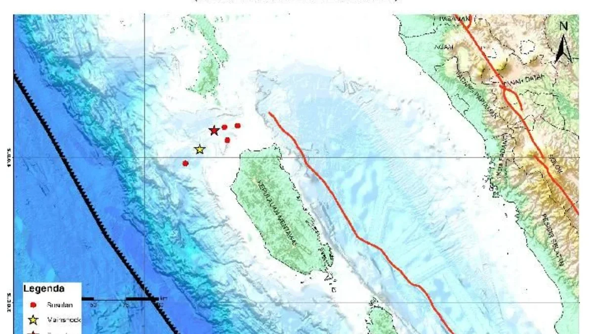 Potensi Gempa dari Zona Megathrust Bisa Mencapai Kekuatan Magnitudo 8 SR