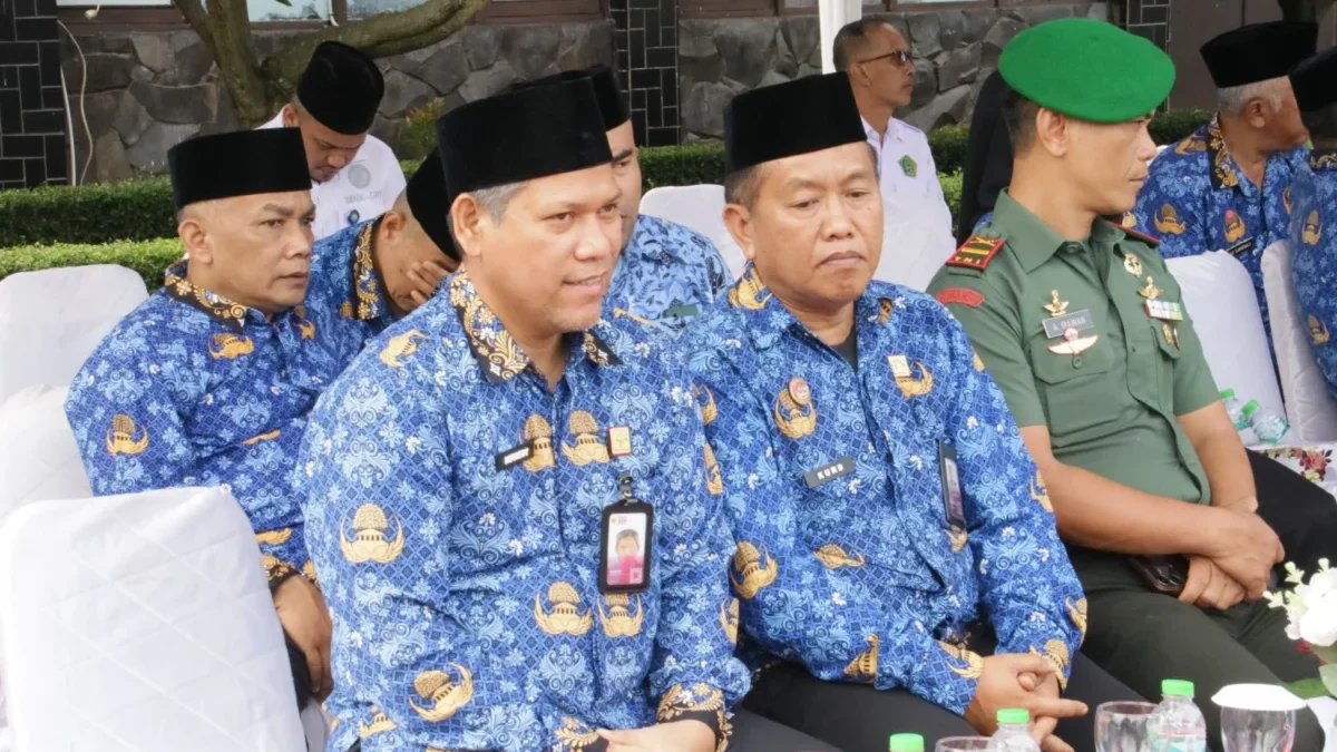 Kalapas Garut turut menghadiri upacara peringatan HUT Korpri bersama Pemkab Garut, Senin 2 Desember 2024