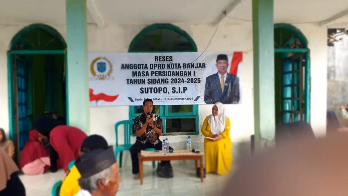 Anggota DPRD Kota Banjar mengadakan reses