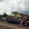 Pertigaan jalan Maleer Sigobing (Rizki/Radar Garut)