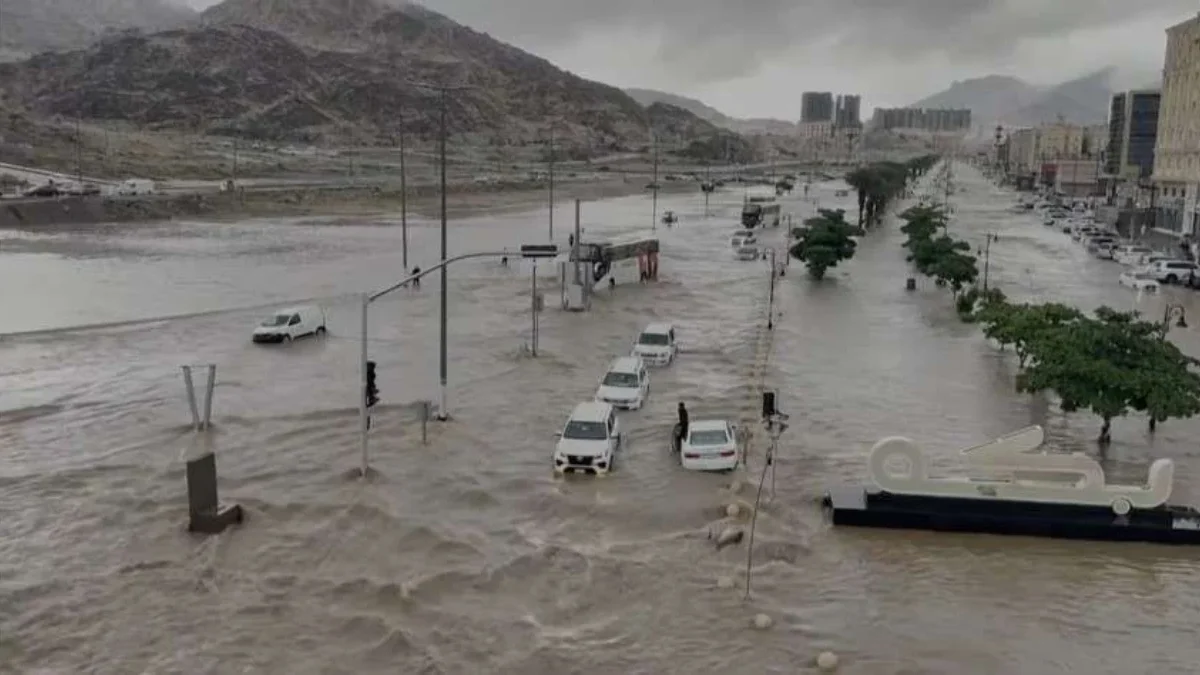 Cuaca Ekstrem! Arab Saudi Dilanda Banjir akibat Curah Hujan Tinggi