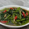 Iniliah Resep Masakan Kangkung Saus tiram. Tangkapan layar dari channel YouTube DAPUR A2