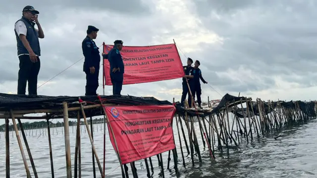 Pemagaran Laut Tanpa Izin Sepanjang 30,16 KM