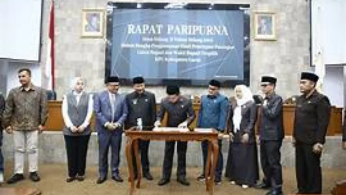 DPRD Garut Resmi Umumkan Bupati dan Wakil Bupati Terpilih Syakur-Putri