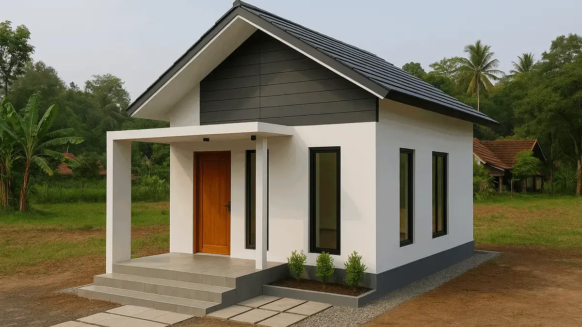 Desain Rumah Minimalis Modern di Kampung yang Bikin Betah dan Nyaman