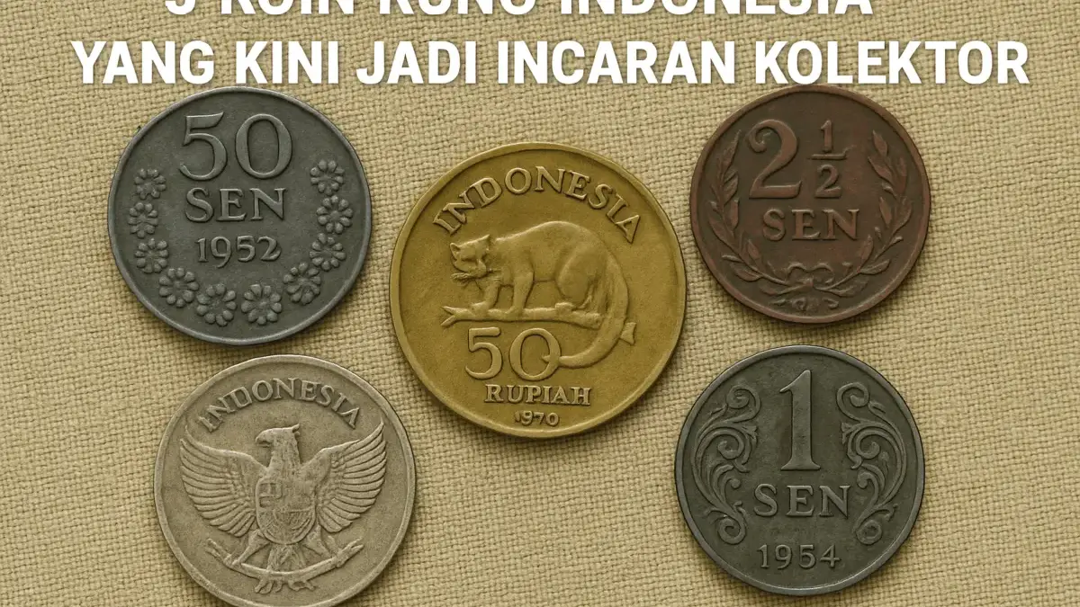 5 Koin Kuno Indonesia yang Kini Jadi Incaran Kolektor