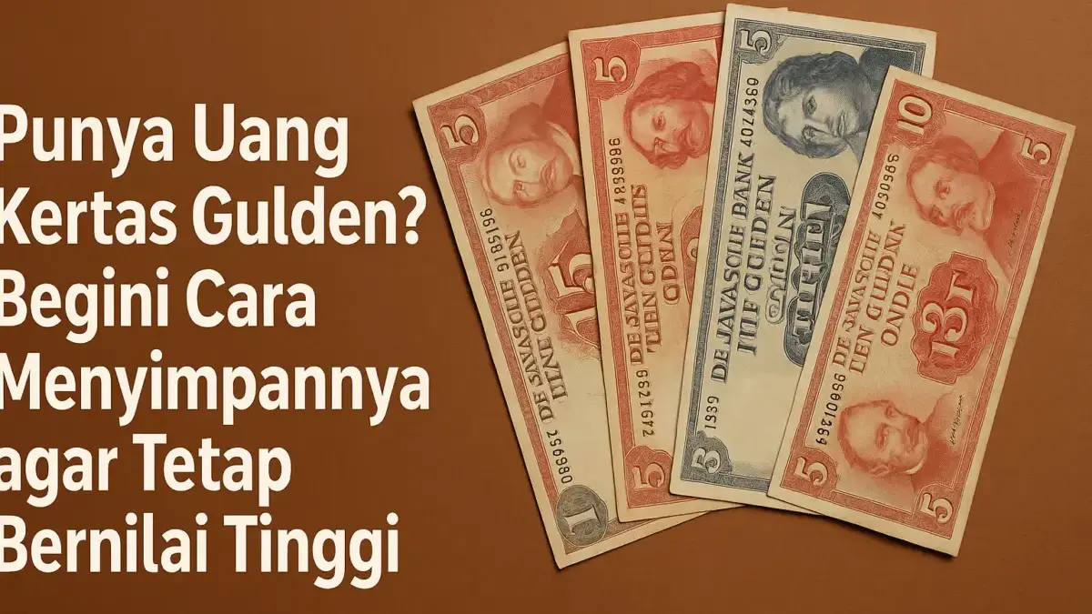 Punya Uang Kertas Gulden? Begini Cara Menyimpannya agar Tetap Bernilai Tinggi!
