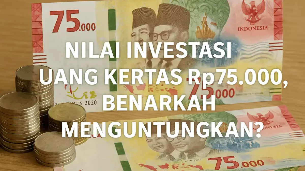 Nilai Investasi Uang Kertas Rp75.000, Benarkah Menguntungkan